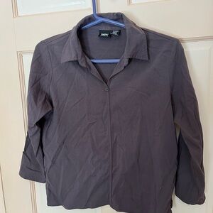 Mossimo Supply Co. Women's Purple-Brown Top